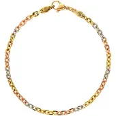 Gaya Bracelet or / or rose / argent