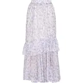 Dreimaster Jupe violet / blanc