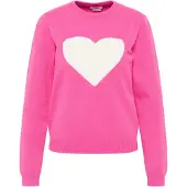 MO Pull-over 'Nolie' fuchsia / blanc
