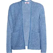 Mymo Cardigan 'Blonda' bleu fumé