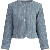 Dreimaster Blazer bleu-gris / blanc cassé