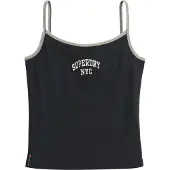 Superdry Femme Débardeur Athletic Essentials Coupe Ajustée Bleu Marine Taille: 36