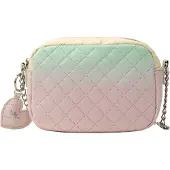 Mymo Sac à bandoulière jaune pastel / menthe / rose