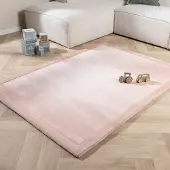 Little Olly Tapis de jeu carré – Jip Rose | 200x200cm | Carré | Tissage plat