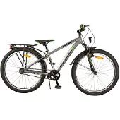 Volare Vélo enfant Cross - Garçons - 24 pouces - Gris foncé - 3 vitesses