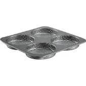 Westmark 4 Moule à pain pour hamburger Grand, 28x28cm, Moule à gâteau, Gris