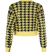 Mymo Cardigan jaune / noir