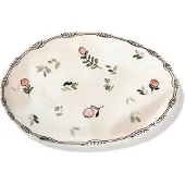 Serax Midnight Flowers Assiette Ovale °2 L | Mirtillo Nude