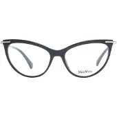Max Mara Lunettes de soleil - - Noir brillant - Modèle MM5049 - 53 mm - Polycarbonate - Étui de protection inclus