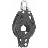 Harken Carbo Pulley With 57 Mm Shackle Noir