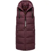 NAVAHOO Gilet bordeaux / blanc