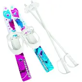 Komperdell Kids Ski Girls Junior Alpine Skis Bleu,Rose 60 Fille