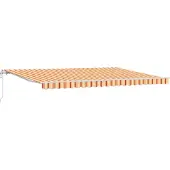 vidaXL Store extensible jaune et orange 500 x 350 cm