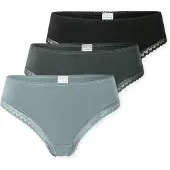 Schiesser String jade / vert foncé / noir