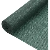 vidaXL Panneau de clôture vert 1,8x50 m HDPE 75 g/m