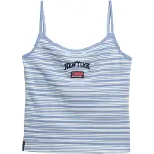 Superdry Femme Débardeur Athletic Essentials Coupe Ajustée Bleu Clair Taille: 42