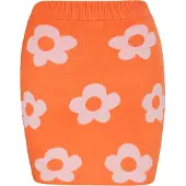 Mymo Jupe gris clair / orange