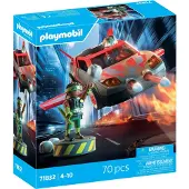 Playmobil Hero With Vehicle Construction Game Multicolore Enfants