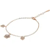 Faina Bracelet or / transparent