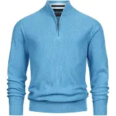 INDICODE JEANS Pull-over ' Bull ' bleu clair