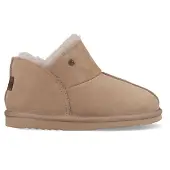 Warmbat Willow Pantoffels Dicht - Taupe - Maat 37