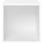 vidaXL Meuble TV blanc 37x35x37 cm Bois reconstitué