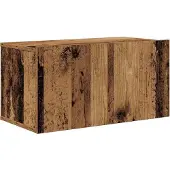 vidaXL Ensemble d'armoires TV mural 5 pcs Bois ancien