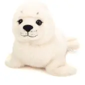 Teddy HERMANN® Robbe weiß 25 cm