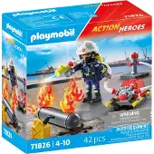 Playmobil 71826 Extinction d'un réservoir de gaz 71826