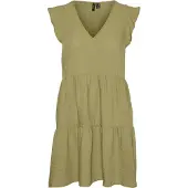 Vero Moda Kita Sleeveless Midi Dress Vert M Femme