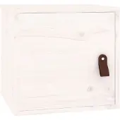 vidaXL Armoire murale Blanc 31,5x30x30 cm Bois de pin massif