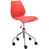 Kartell Maui Chaise Pivotante Chair | Purple Red