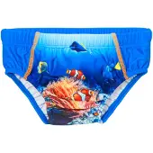 Playshoes Maillot de bain 'Underwater World' bleu roi / jaune / orange