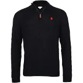 U.S. POLO ASSN. Regular Fit Pull-over Tirettenoir, Unicolore