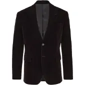 We fashion Veste de costume brun foncé