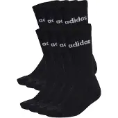 Adidas Linear Cushioned Crew Socks 10 Units Noir EU 46-48