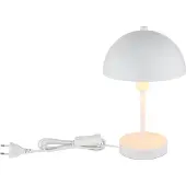 Globo Lampe de table, champignon, blanc, H 31 cm