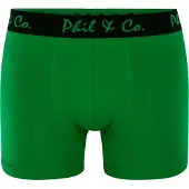 Phil&Co. Boxers gris / vert / noir