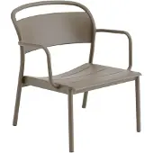 Muuto Linear Steel Lounge Armchair Taupe