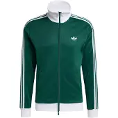 Adidas Originals Veste de survêtement 'Classic' vert foncé / blanc