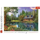 Trefl Puzzle Cabane au bord du lac, 4000 pièces, 136 x 96 cm, 45005