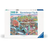 Ravensburger Puzzle de 2000 pièces. Puzzle pour adultes. À partir de 14 ans. Le mythe de Thalassa. Mer. 12001484.