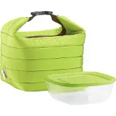 Guzzini Sac Isotherme Vert Avec Boîte Hermétique 22 X 18 X 22 Cm