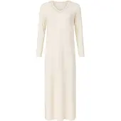 Goldenbay Chemise de nuit 'Plumeria' blanc cassé