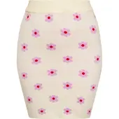 Mymo Jupe crème / rose