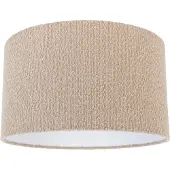 QAZQA Abat-jour en tissu beige avec tissu nounours 35/35/20