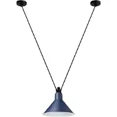 Lampe Gras Suspension , Bleu, Salon / séjour, Métal