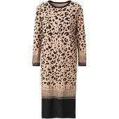 Goldenbay Chemise de nuit 'Bergenia' nude / noir