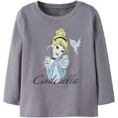 Name it T-Shirt 'NMFVeena' bleu clair / jaune clair / lavande / noir