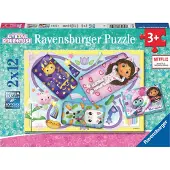 Ravensburger Puzzles 2 x 12 pièces Gabby’s Dollhouse